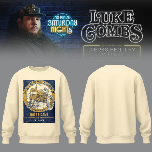 Limited Edition “My Kinda Saturday Night Tour” at Notre Dame Stadium Sweatshirt-LL26042048