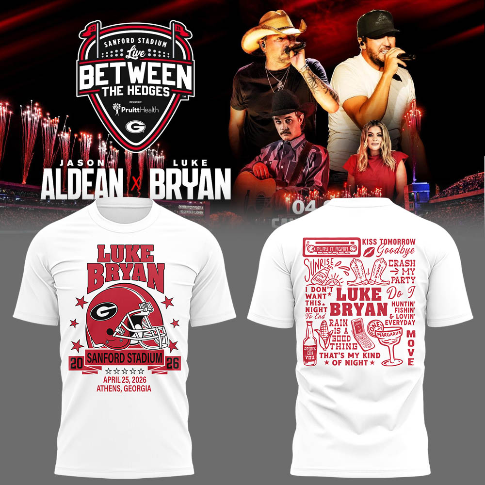 Limited Edition LB “Live Between The Hedges” At Sanford Stadium Tshirt-LL260421003