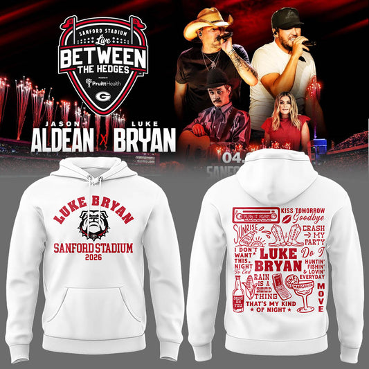 Limited Edition LB “Live Between The Hedges” At Sanford Stadium Hoodie-LL260421008