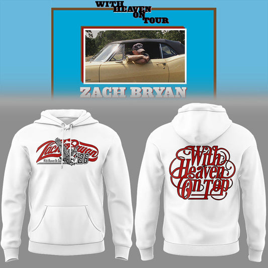 Limited Zach “With Heaven On Tour 2026.” Hoodie-LL260504006