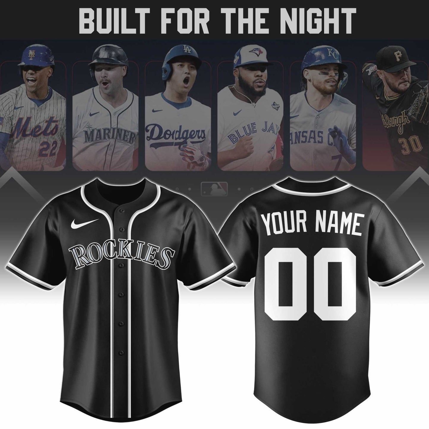 COL Fashion Black Out Jersey