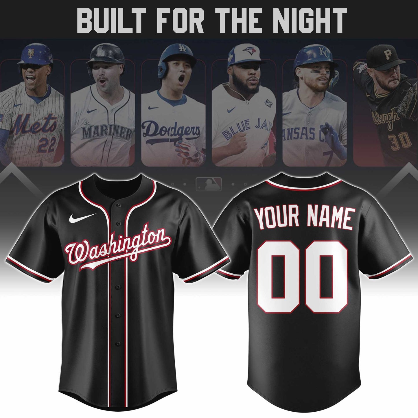 WSH Fashion Black Out Jersey