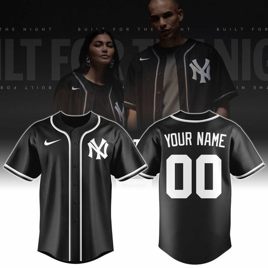 NYY Fashion Black Out Jersey