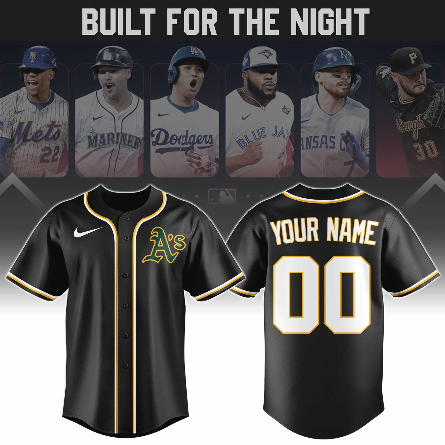 OAK Fashion Black Out Jersey