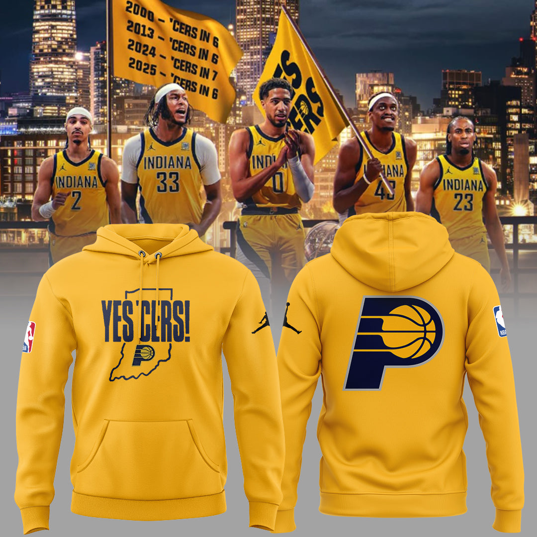 Indiana Pacers 'Yes Cers' 2025 Hoodie