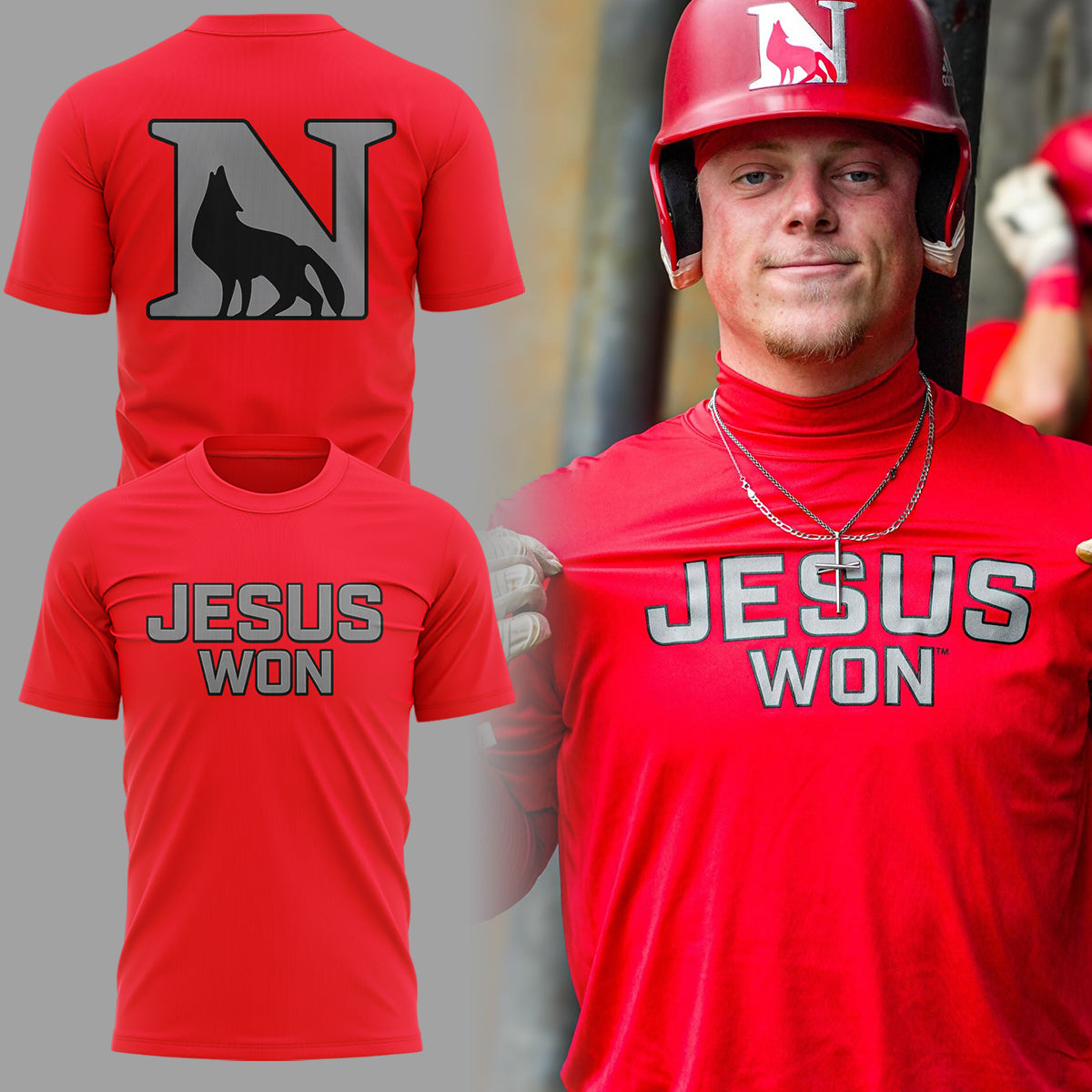 Limited Edition Newberry x Jesus Won Shirt-ND03072619