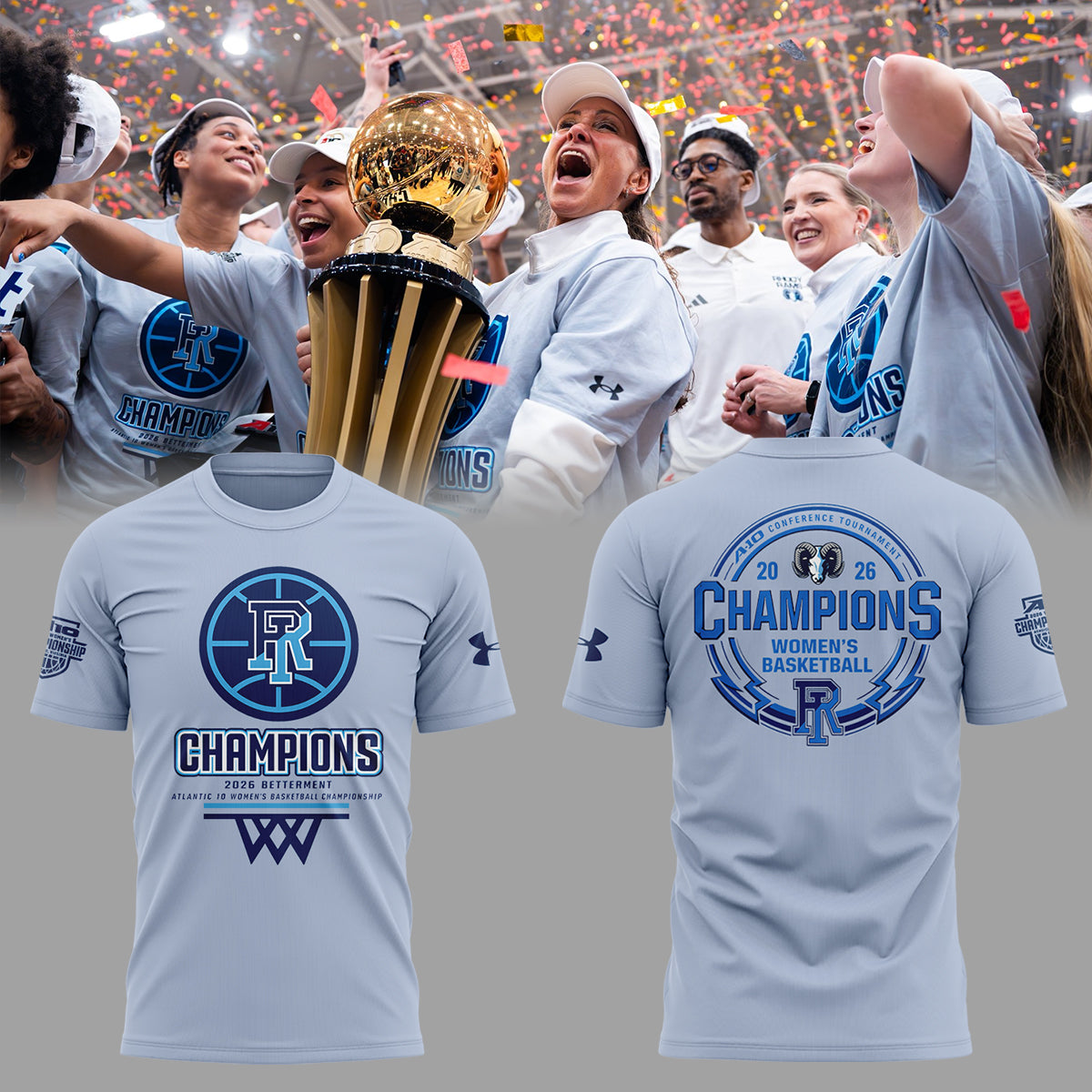 Limited Edition A10 WBB Tournament Champions 🏀🏆 Shirt-ND03092635