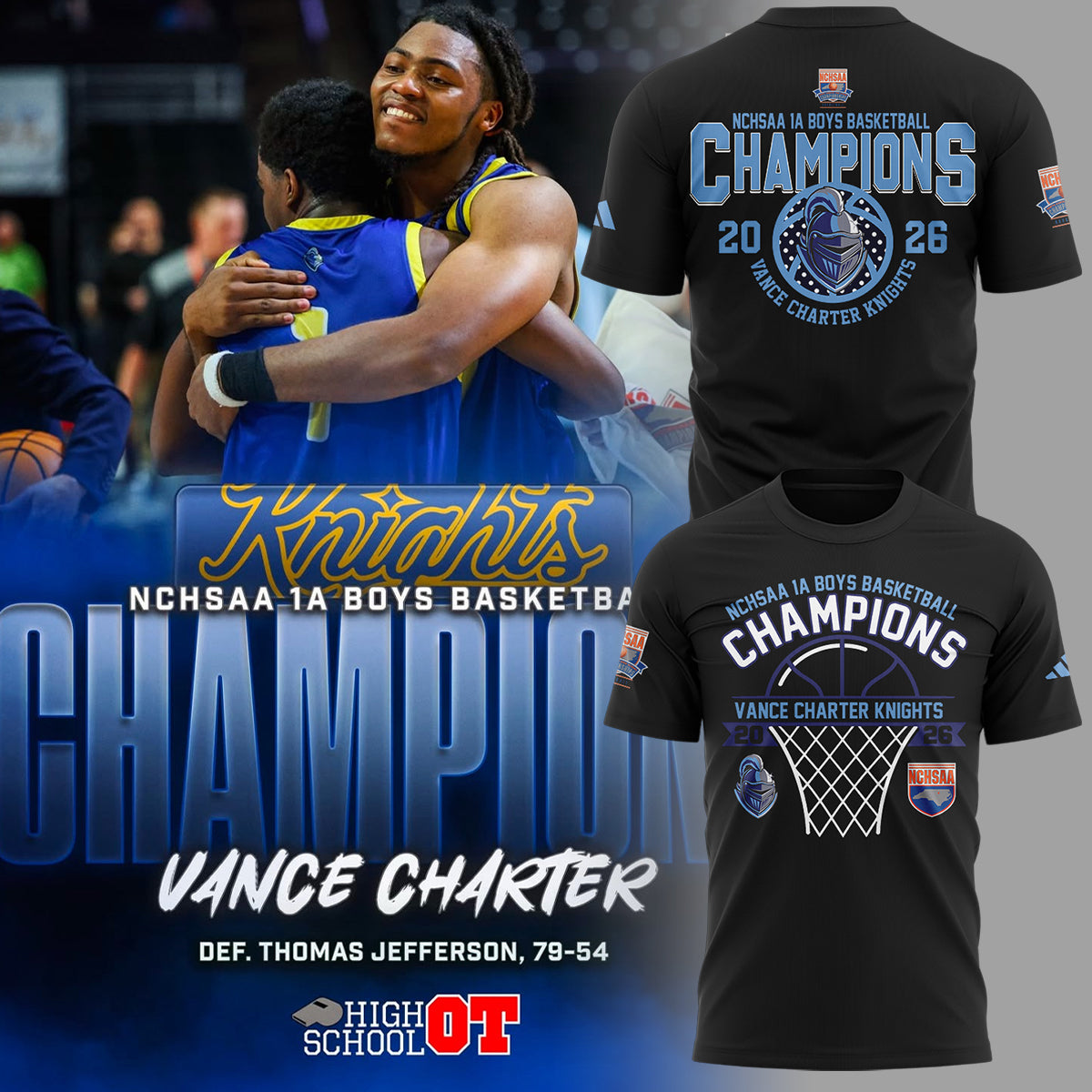 Limited Edition 1A Boys Basketball Champions 🏀🏆 Shirt-ND03122619