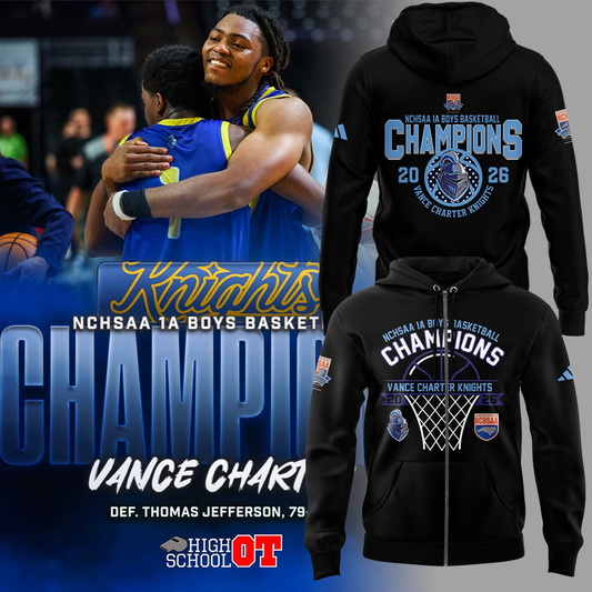 Limited Edition 1A Boys Basketball Champions 🏀🏆 Zip Hoodie