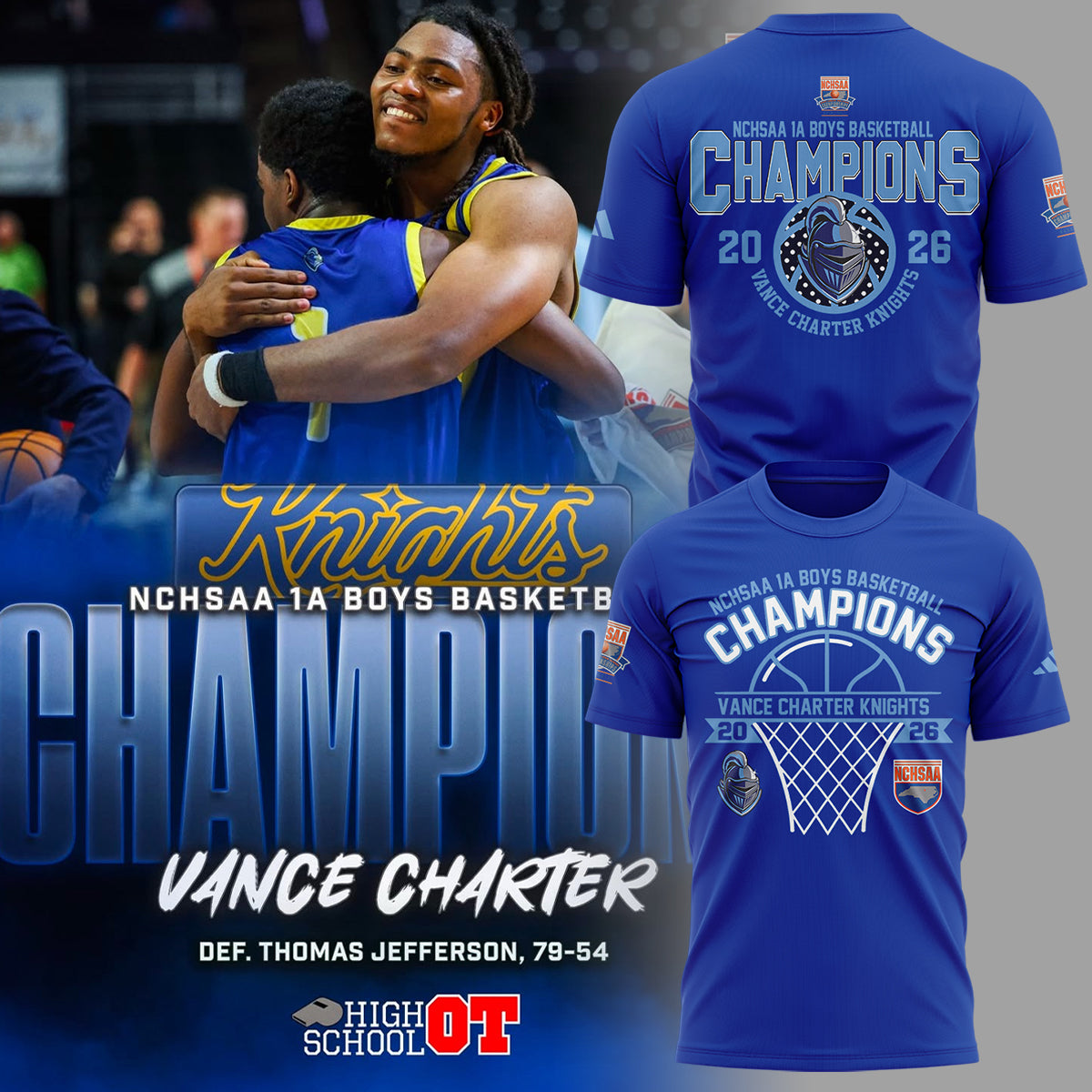 Limited Edition 1A Boys Basketball Champions 🏀🏆 Shirt-ND03122630