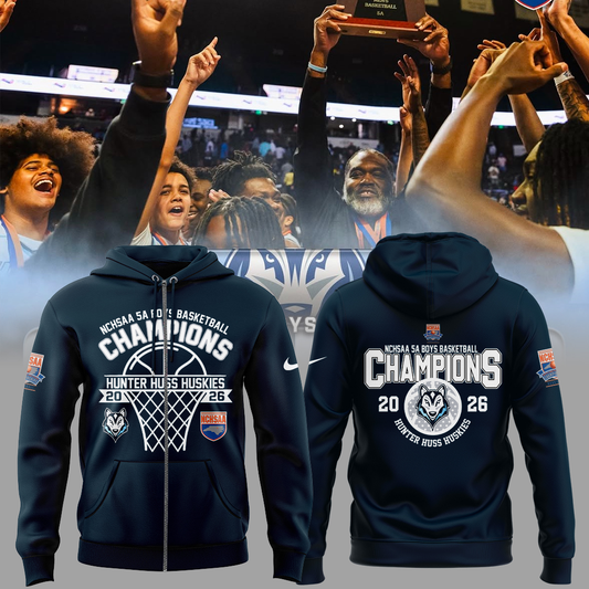 Limited Edition 5A Boys Basketball Champions 🏀🏆 Zip Hoodie