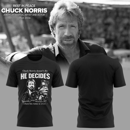 REST IN PEACE 🖤🕊️ Chuck Norris TShirt