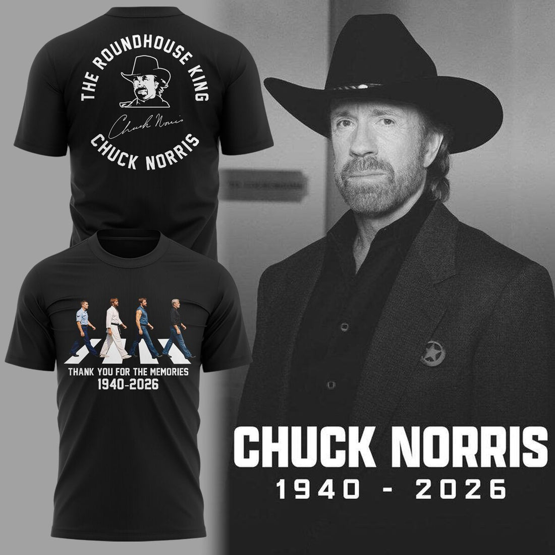 REST IN PEACE 🖤🕊️ Chuck Norris TShirt