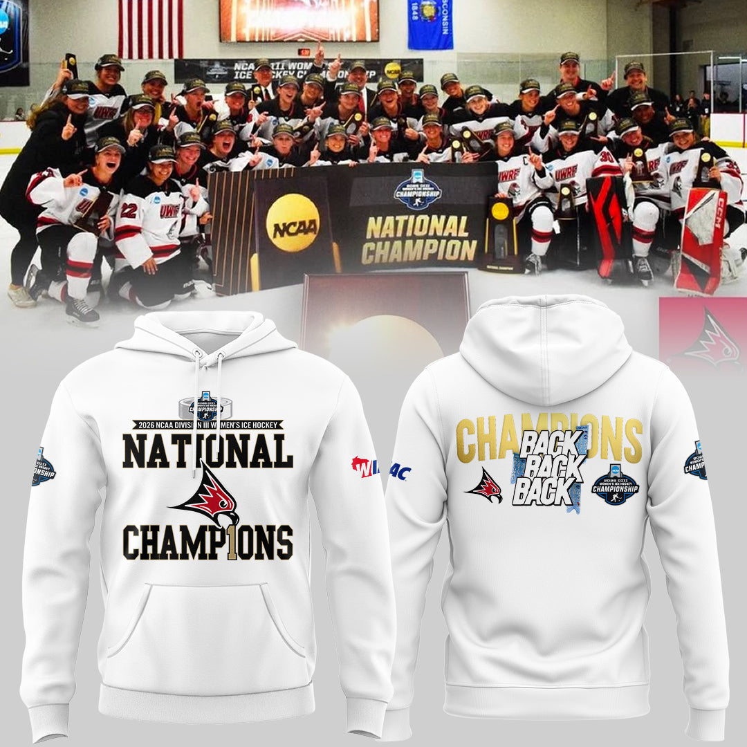 Limited Edition D3 Women’s Ice Hockey National Champions 🏆🏒 Hoodie-ND03302611