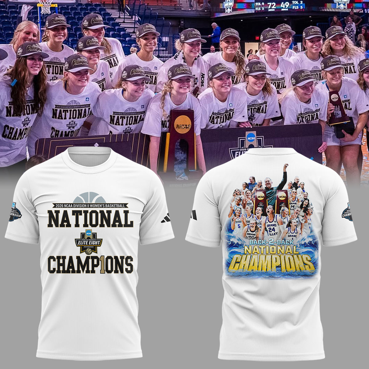 Limited Edition 2026 D2 Women’s Basketball National Champions 🏀🏆 Shirt-ND03302617