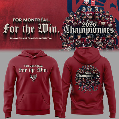 Limited Edition 2026 PWHL WALTER CUP CHAMPIONS Hoodie-ND05212602