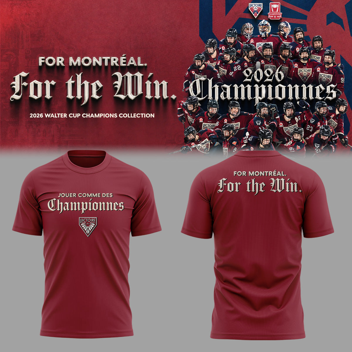 Limited Edition 2026 PWHL WALTER CUP CHAMPIONS Shirt-ND05212607