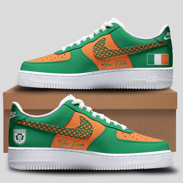 Ireland 2025 Limited Edition Dublin Game Custom Name Shoes-ND092725100