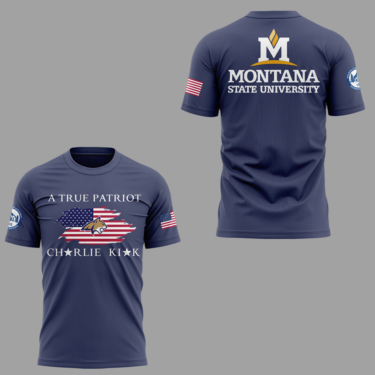 Limited Edition Montana State x Turning Point USA 2025 TShirt | FP88