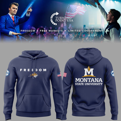 Limited Edition Montana State x Turning Point USA 2025 Hoodie | HJ59