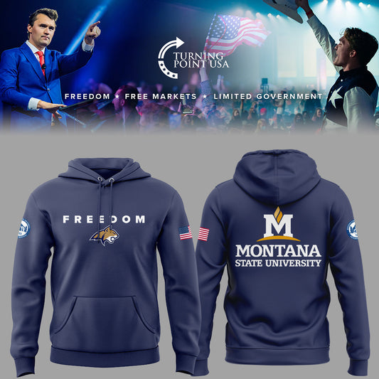 Limited Edition Montana State x Turning Point USA 2025 Hoodie | HJ59