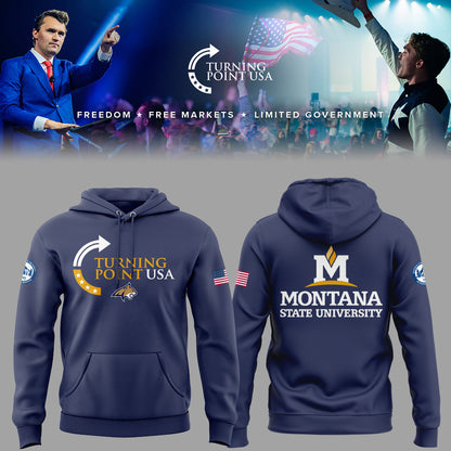 Limited Edition Montana State x Turning Point USA 2025 Hoodie | FP84