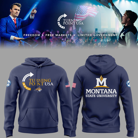 Limited Edition Montana State x Turning Point USA 2025 Hoodie | FP84