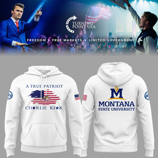 Limited Edition Montana State x Turning Point USA 2025 Hoodie | WP16
