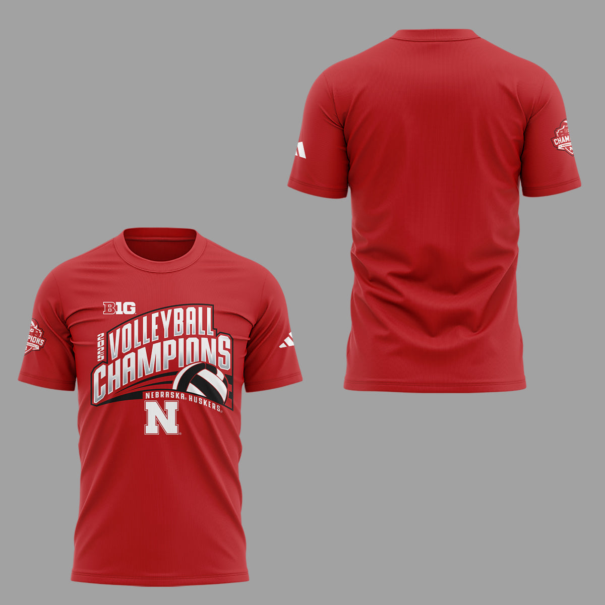 Limited Edition Nebraska – B1G Volleyball CHAMPS Shirt-ND11292510