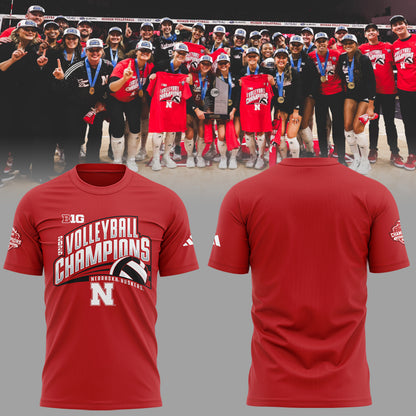 Limited Edition Nebraska – B1G Volleyball CHAMPS Shirt-ND11292510