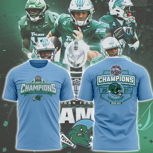 THE TULANE ARE YOUR 2025 AMERICAN FOOTBALL CHAMPIONS🌊🏆