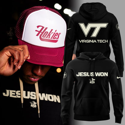 Virginia Tech Hokies x Jesus Won Limited Edition Hoodie