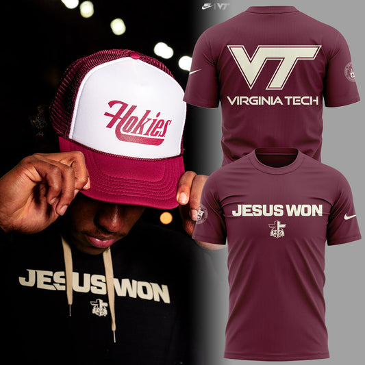 Virginia Tech Hokies x Jesus Won Limited Edition T-Shirt