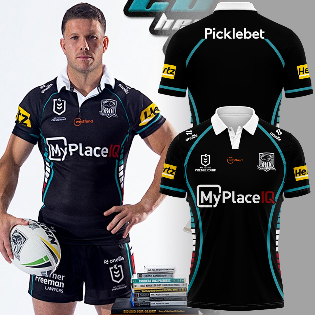 Limited Edition Panthers 2026 Heritage Polo-Shirt-ND12152533