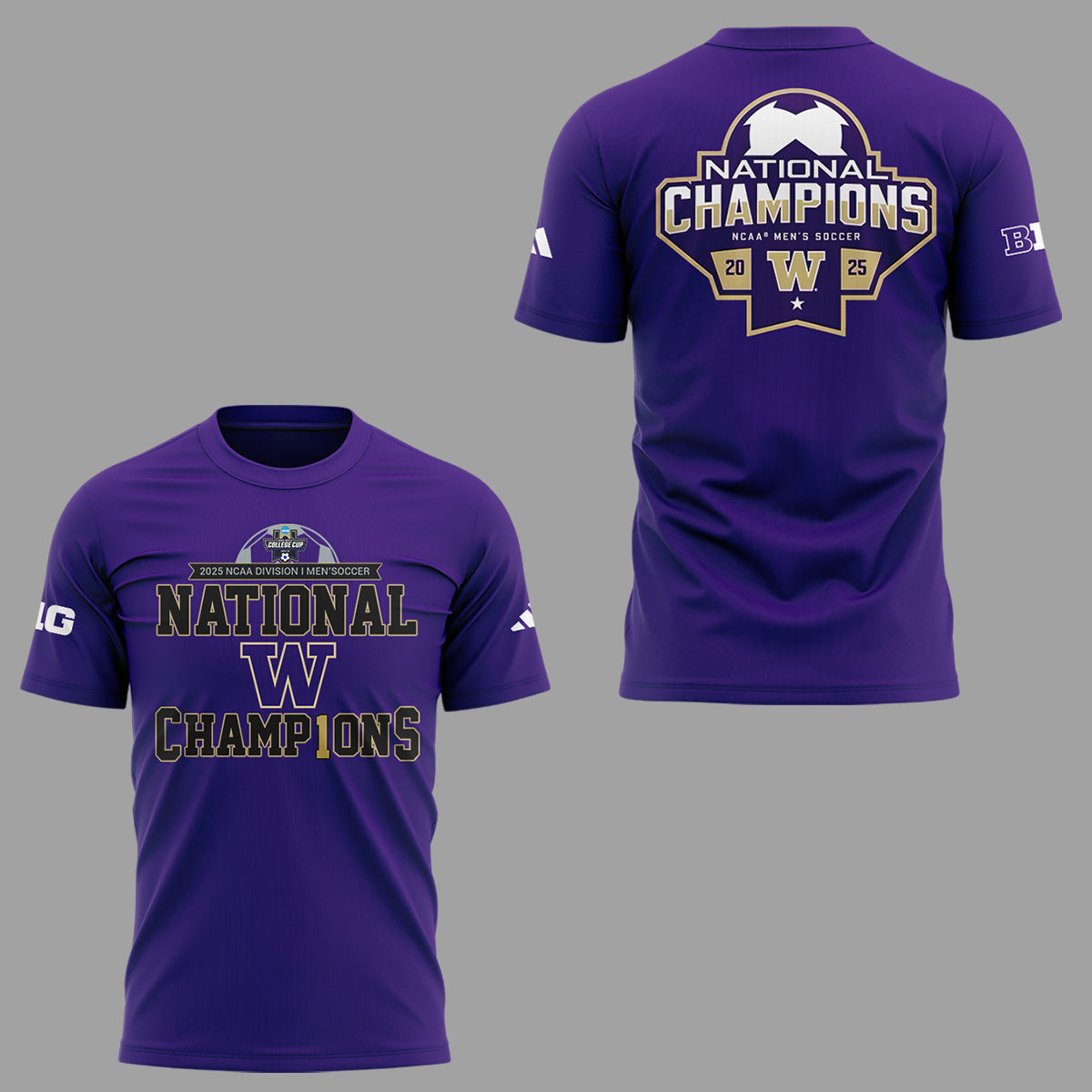 Limited Edition Huskies National Champions T-Shirt-ND12162519