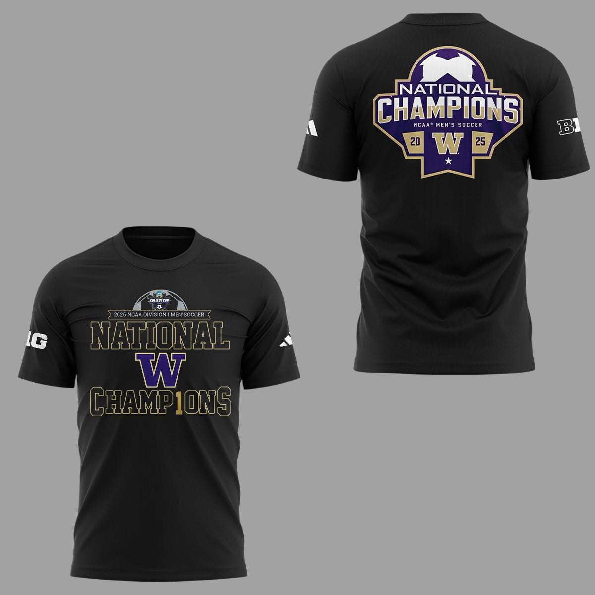 Limited Edition Huskies National Champions T-Shirt-ND12162522