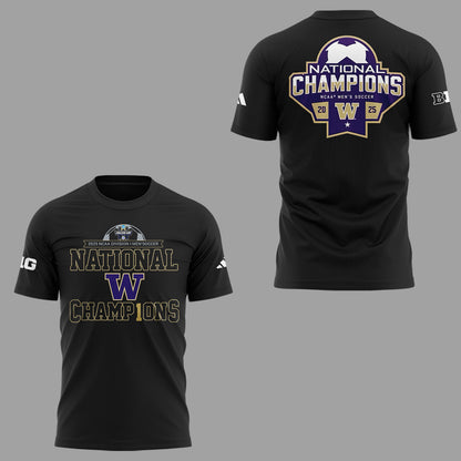Limited Edition Huskies National Champions T-Shirt-ND12162522