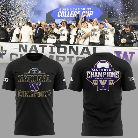 Limited Edition Huskies National Champions T-Shirt-ND12162522