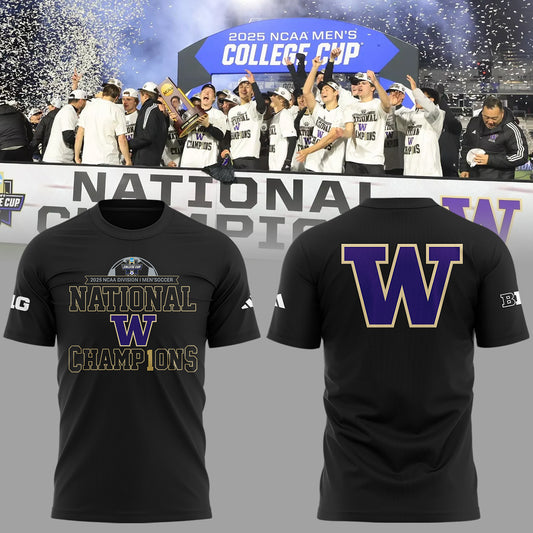 Limited Edition Huskies National Champions T-Shirt-NND12162523