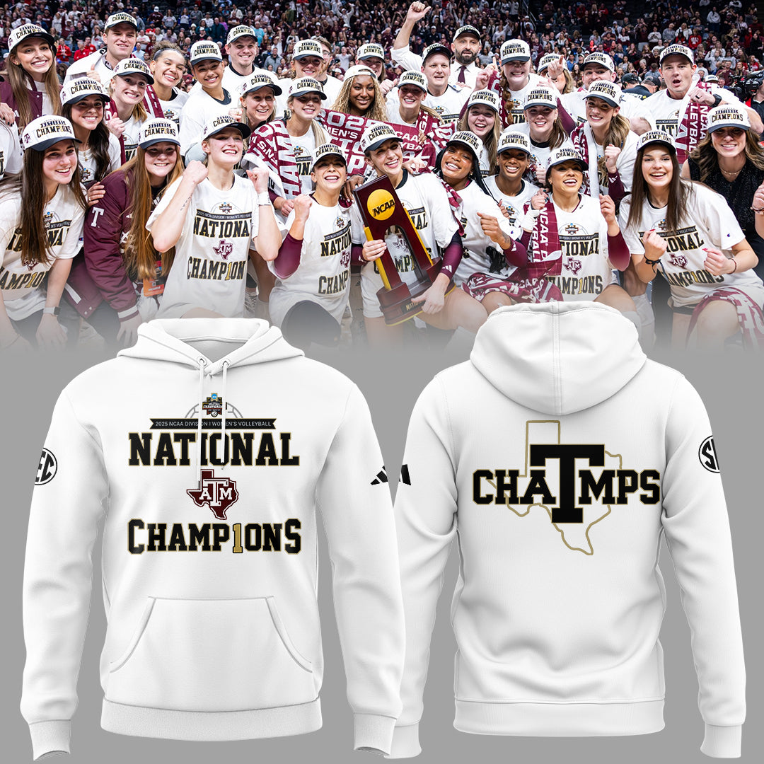 Limited Edition A&M Volleyball National Champions Hoodie-ND12222501