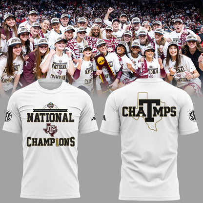 Limited Edition A&M Volleyball National Champions TShirt -ND12222502