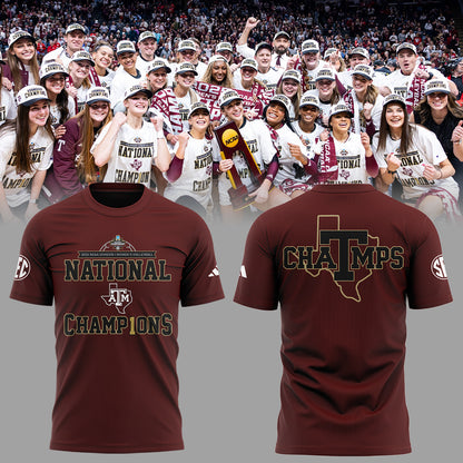 Limited Edition A&M Volleyball National Champions TShirt -ND12222503