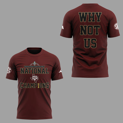 Limited Edition A&M Volleyball National Champions TShirt -ND12222505