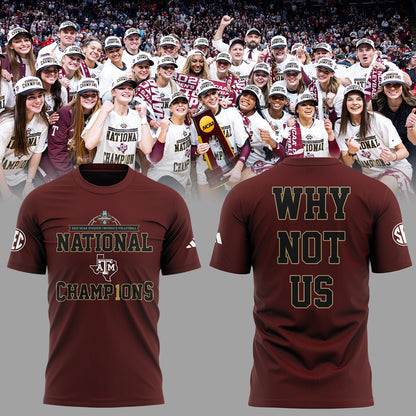 Limited Edition A&M Volleyball National Champions TShirt -ND12222505