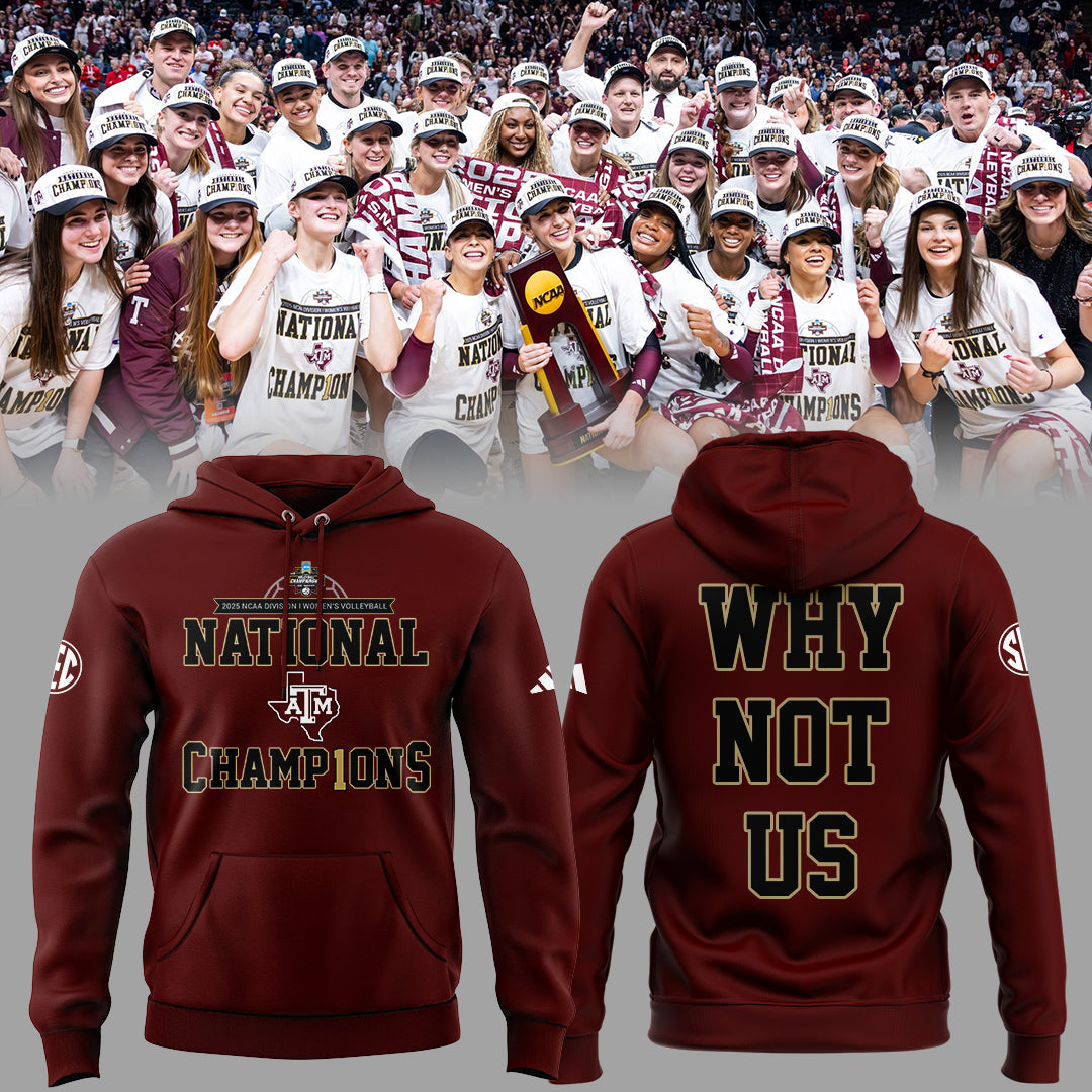 Limited Edition A&M Volleyball National Champions Hoodie-ND12222506