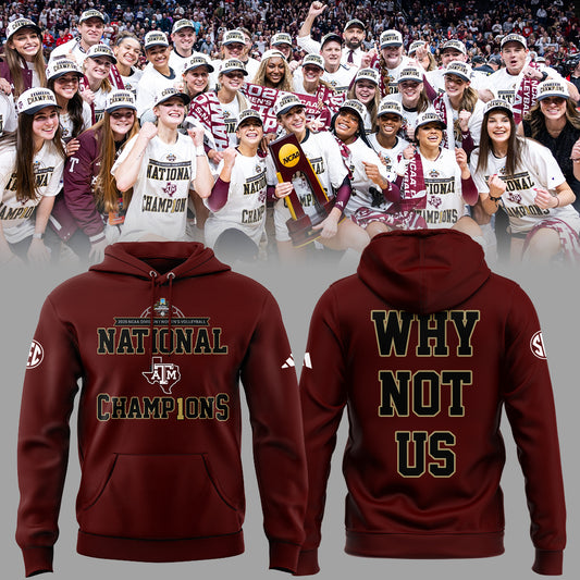 Limited Edition A&M Volleyball National Champions Hoodie-ND12222506