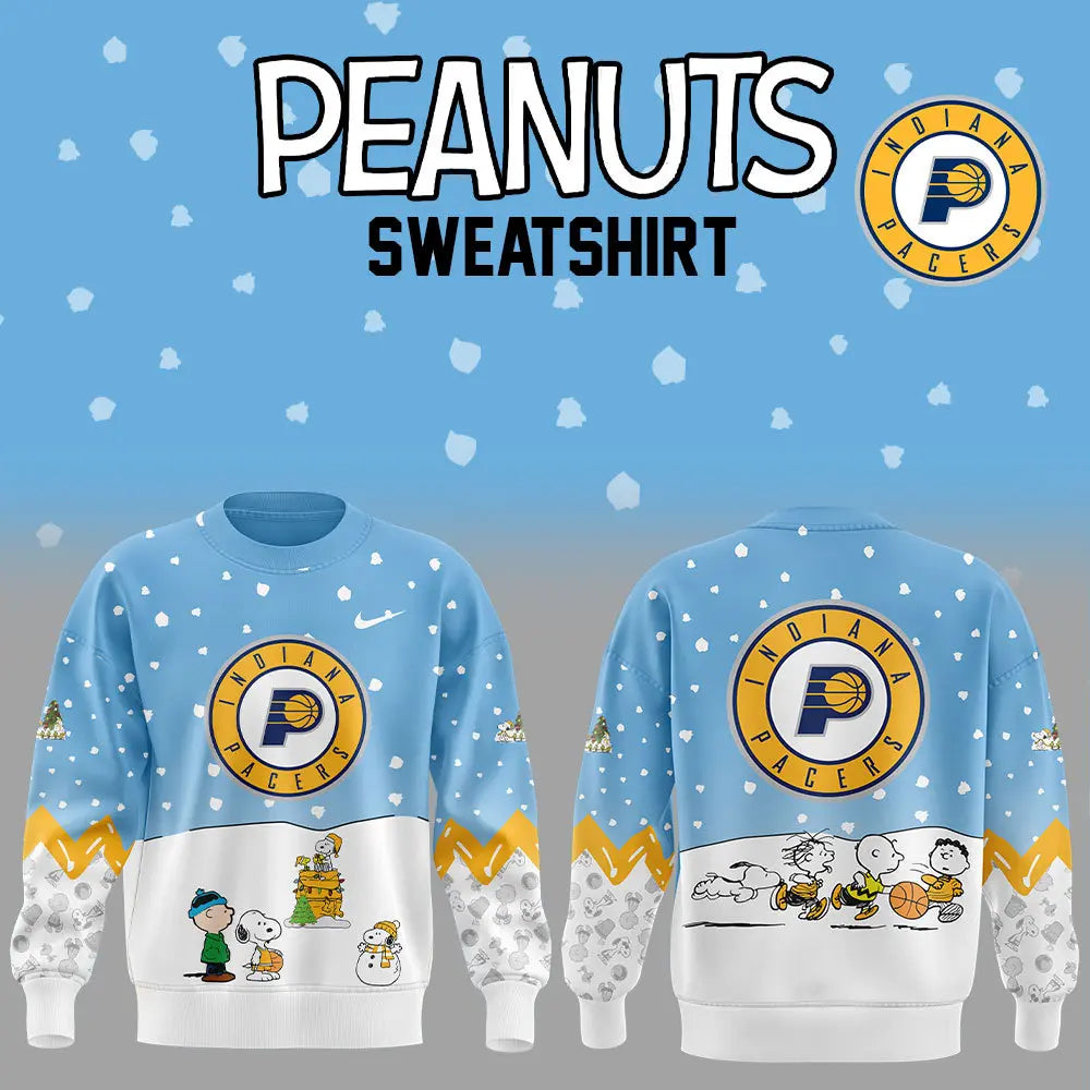 Indiana Pacers Peanuts &amp; Snoopy Sweatshirt V2 | US71