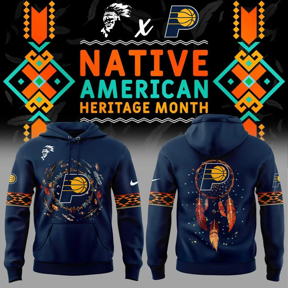 Indiana Pacers Native American Heritage Month Hoodie Set | JD19