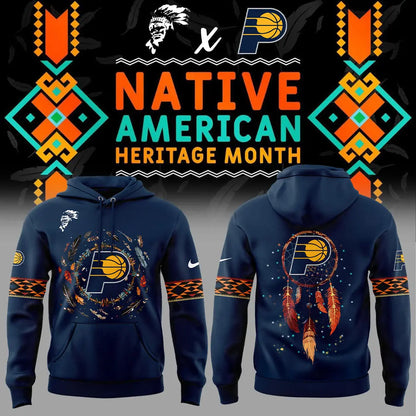 Indiana Pacers Native American Heritage Month Hoodie Set | JD19