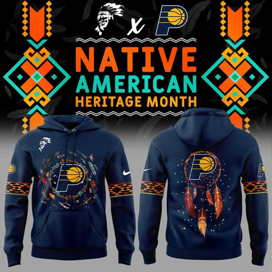 Indiana Pacers Native American Heritage Month Hoodie Set | JD19